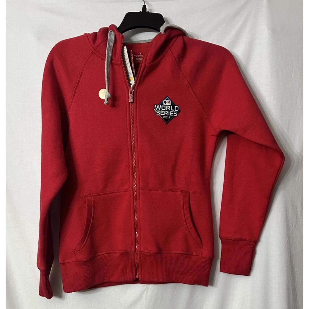 NWT‎ Antigua Womens MLB 2019 Worlds Series Victory Hoodie Sweatshirt Size Small